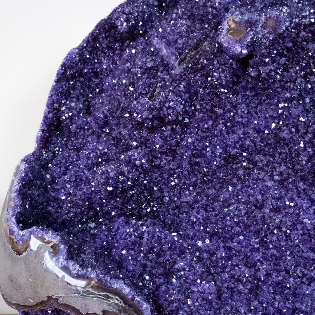 Extra Uruguayan Amethyst Druze Semi-Polished Edge 40.250 kg