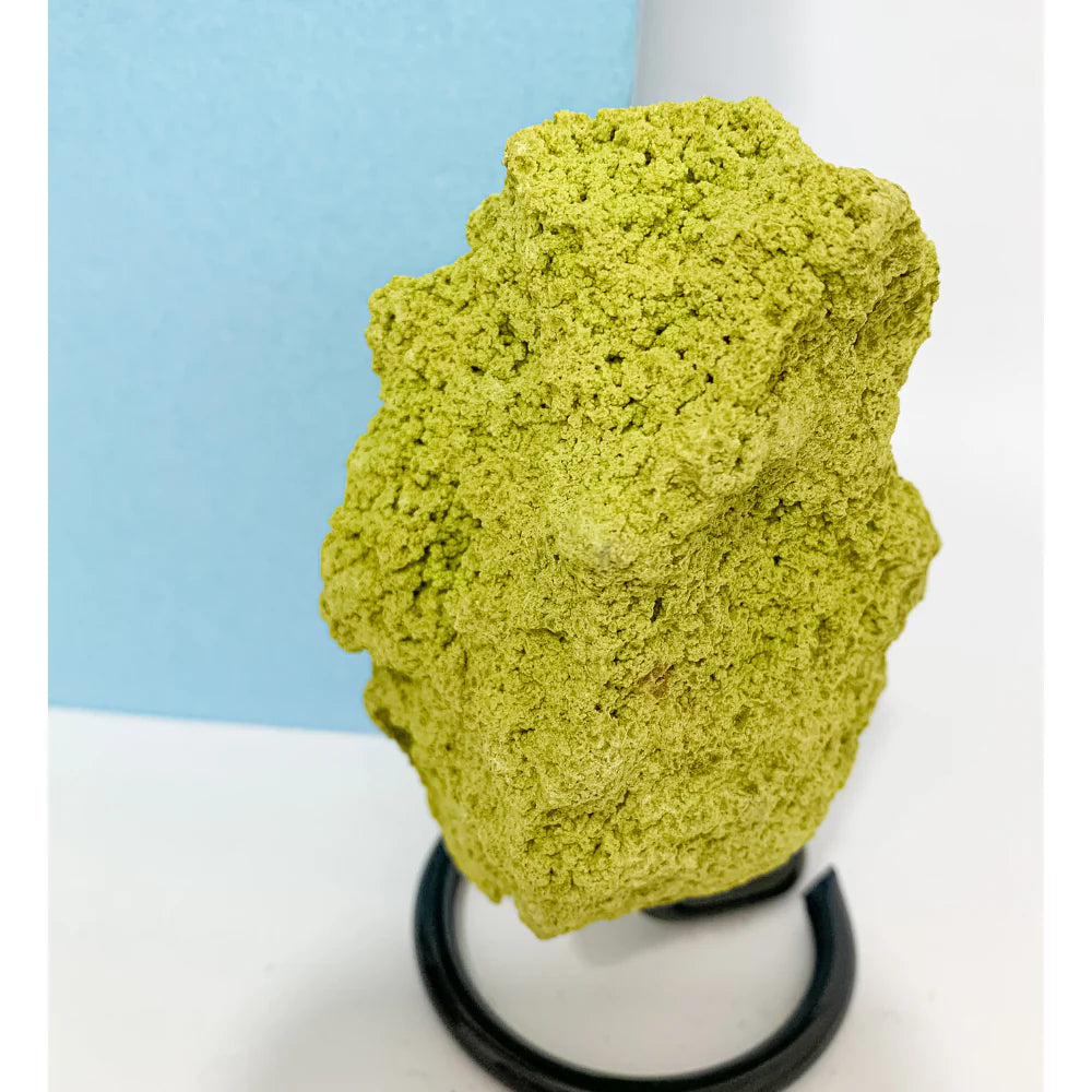 Extra Nontronite Stone on Metal Base (Collection)