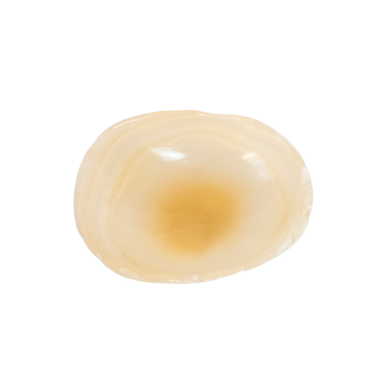 Natural Amber Onyx Stone Bowl 1.845 kg