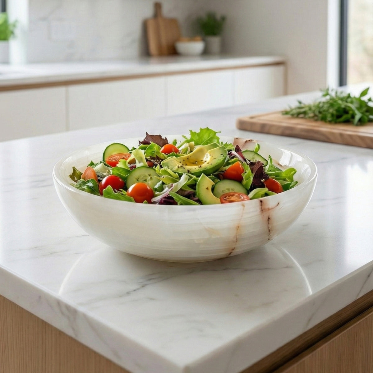 Medium Natural Pakistani Onyx Bowl 1.465 kg