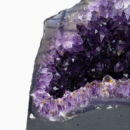 Extra Amethyst Cathedral with Golden Rutile Inclusions 11.650 kg