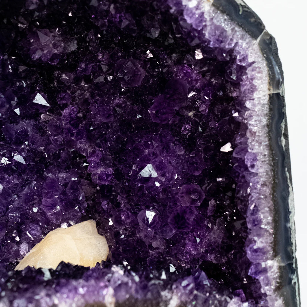 Super Extra Uruguayan Amethyst Cathedral with Calcite Inclusion 8.00 kg