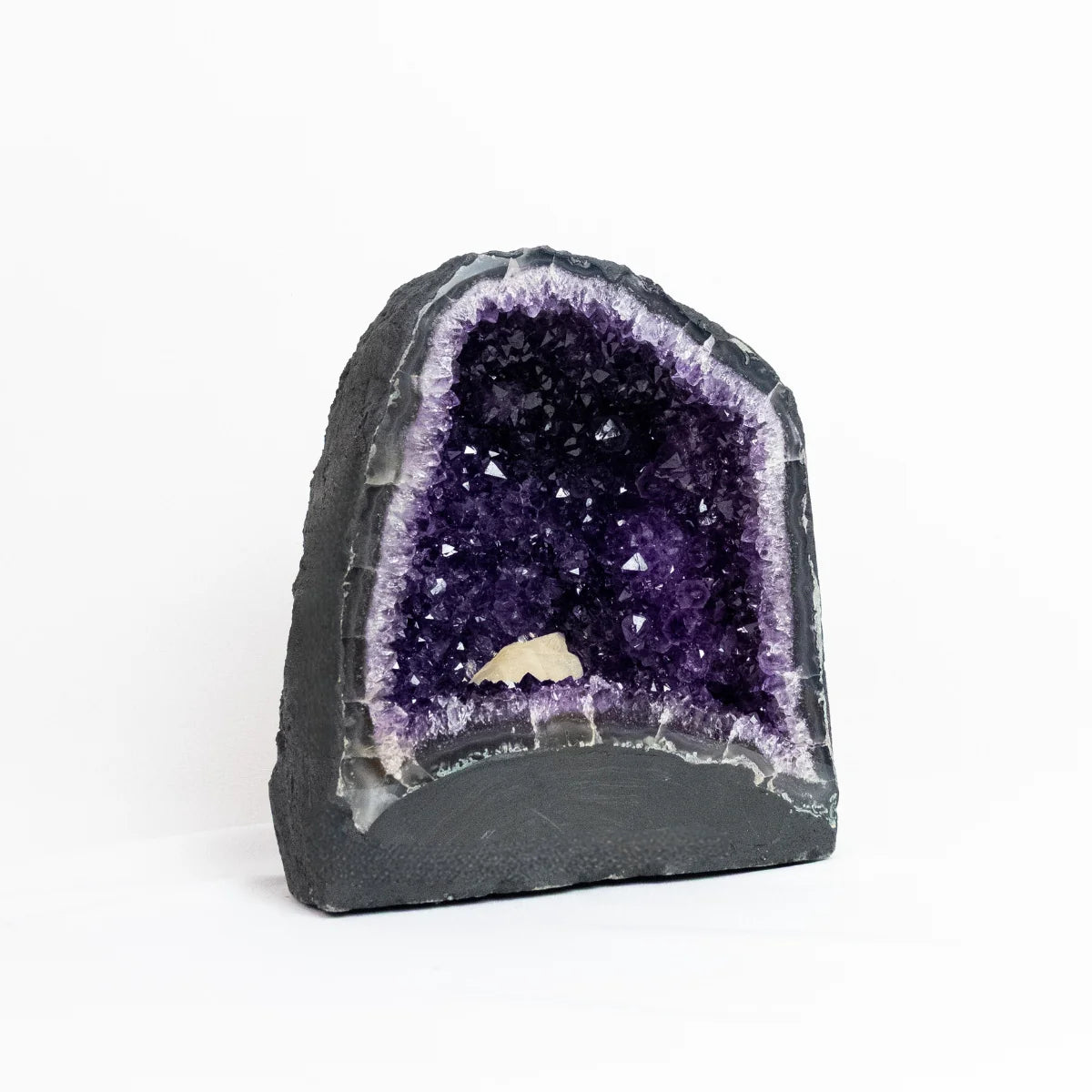 Super Extra Uruguayan Amethyst Cathedral with Calcite Inclusion 8.00 kg