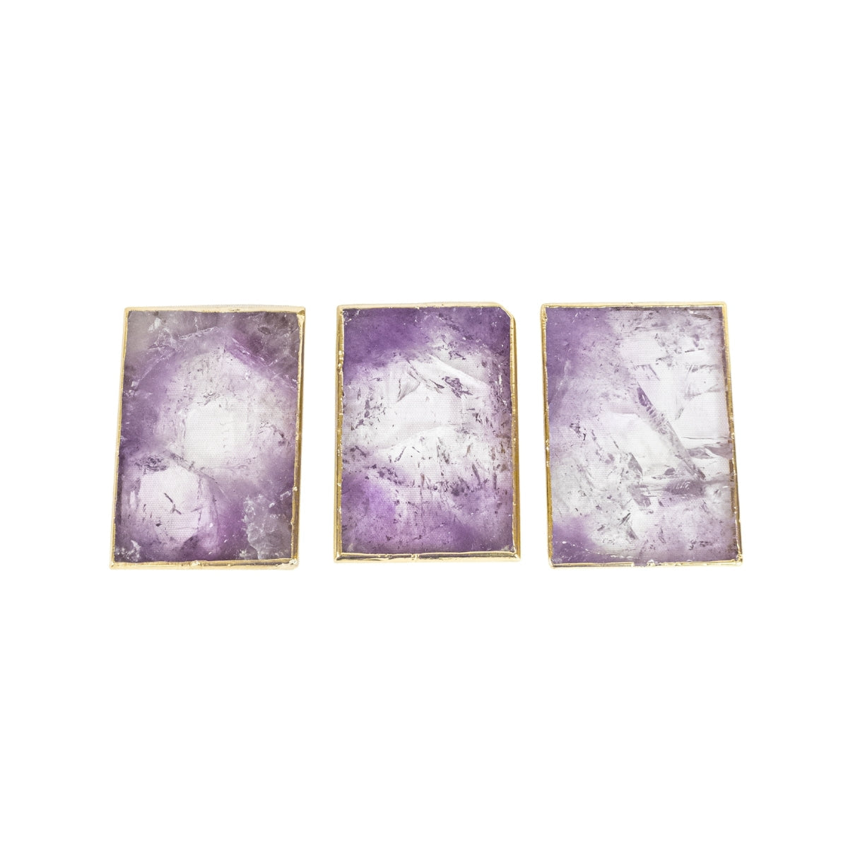 Polished Rectangular Multicolor Zebra Onyx Lamp