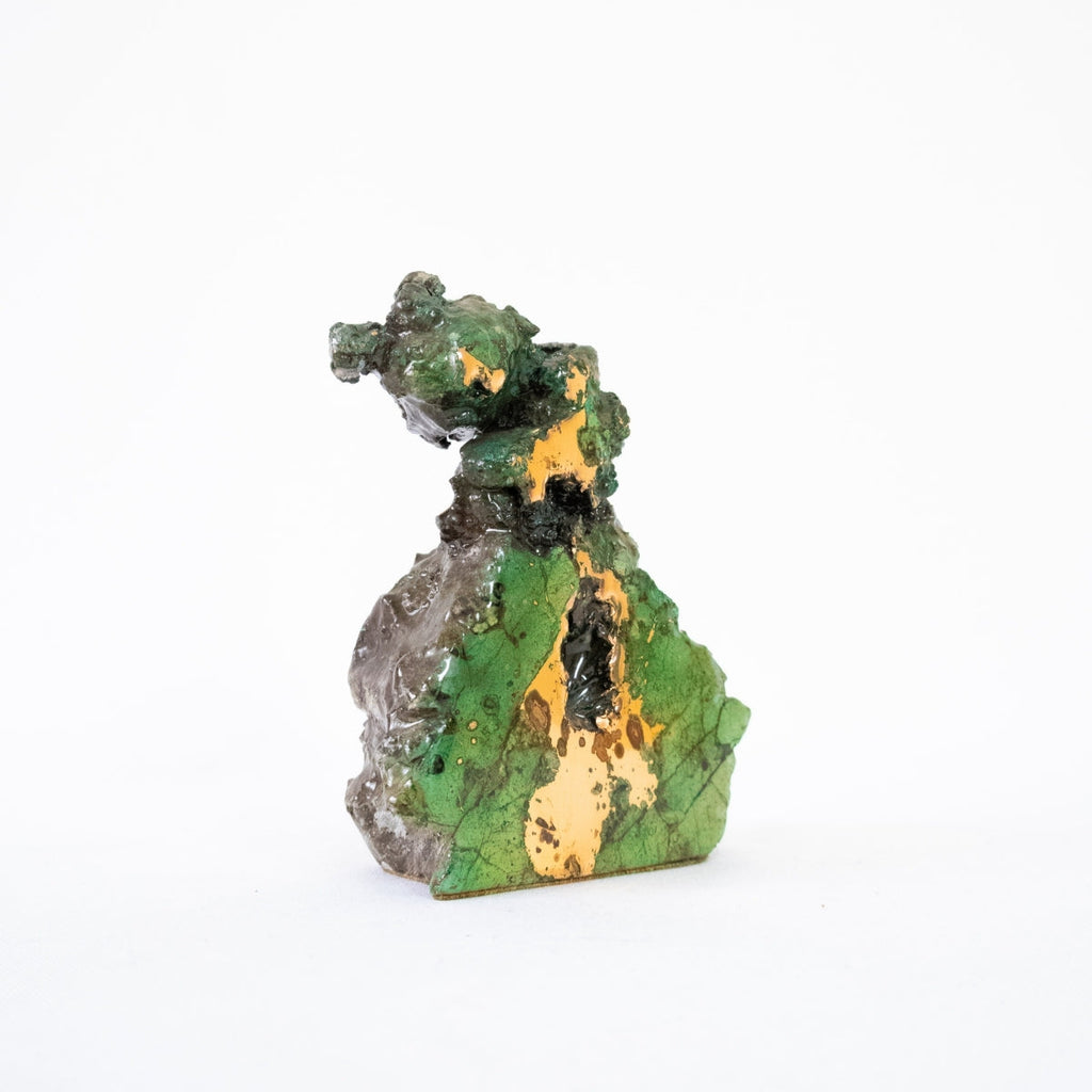 Native Copper with Malachite Inclusion Polished Face (Rare Formation) 898 grams (Collection)