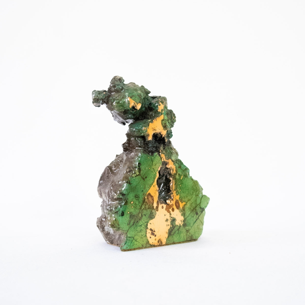 Native Copper with Malachite Inclusion Polished Face (Rare Formation) 898 grams (Collection)