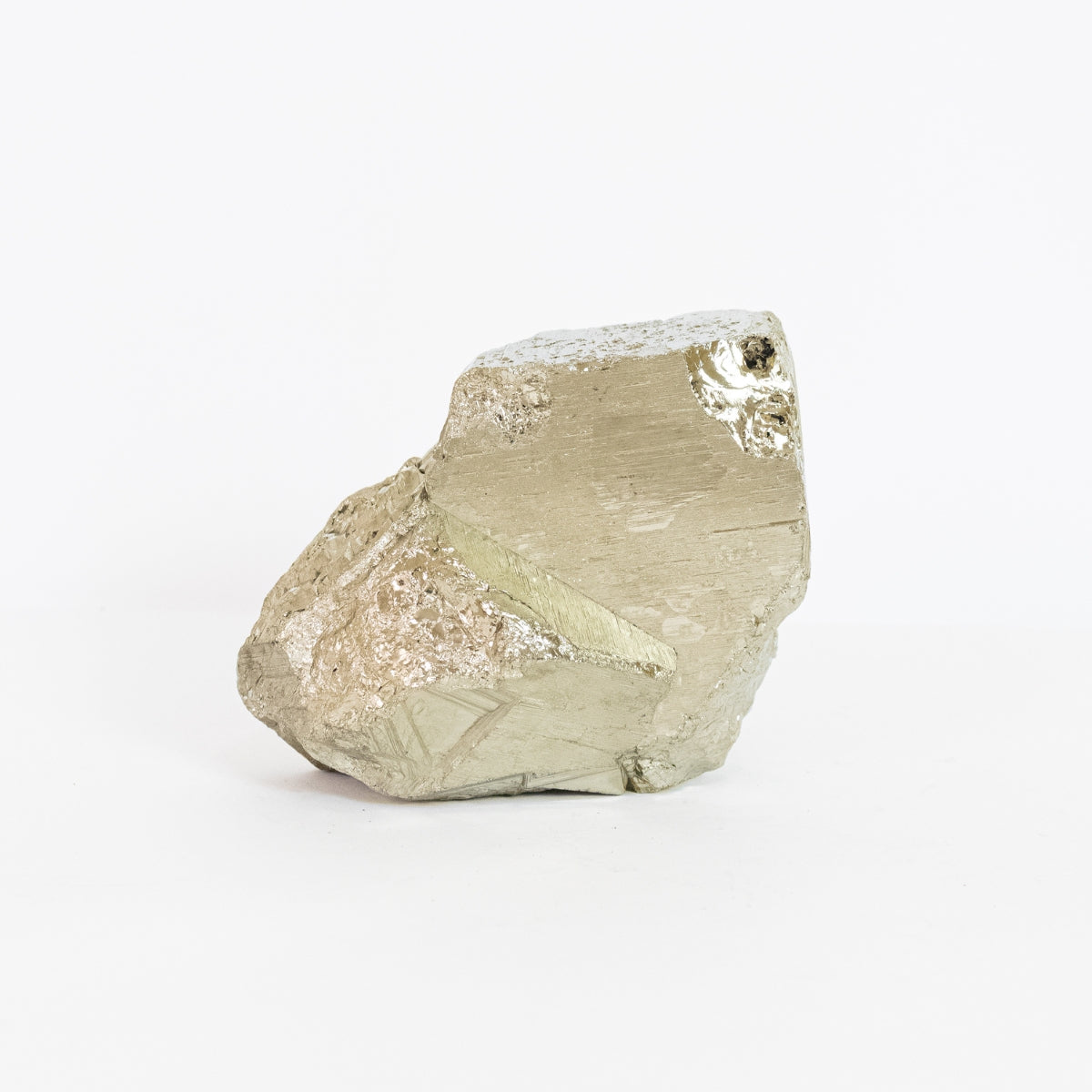 Green Quartz Slice Table Gold Plated Edge Matte Black Support