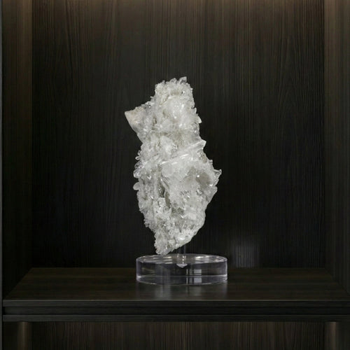 Extra Crystallized Fairy Crystal Quartz Druzy on Acrylic Base 2.448 kg