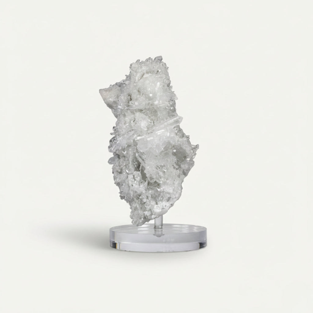 Extra Crystallized Fairy Crystal Quartz Druzy on Acrylic Base 2.448 kg