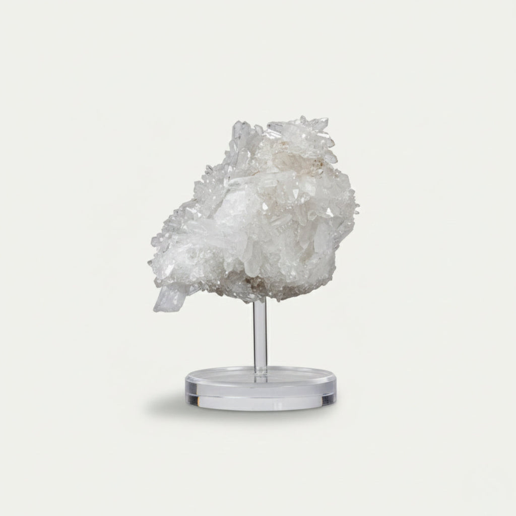 Extra Crystallized Fairy Crystal Quartz Druzy on Acrylic Base 3.052 kg