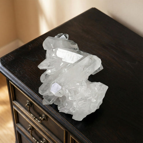 Extra Tabular Lemurian Crystal Quartz Druzy 5.440 kg