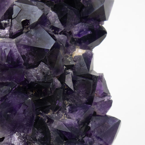 Extra African Amethyst Druzy on Dark Wood Base 4.067 kg