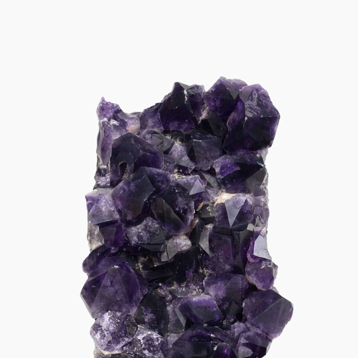 Extra African Amethyst Druzy on Dark Wood Base 4.067 kg