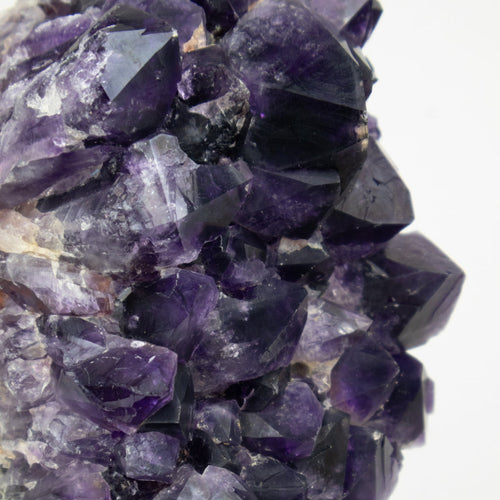 Extra African Amethyst Druzy on Dark Wood Base 4.073 kg