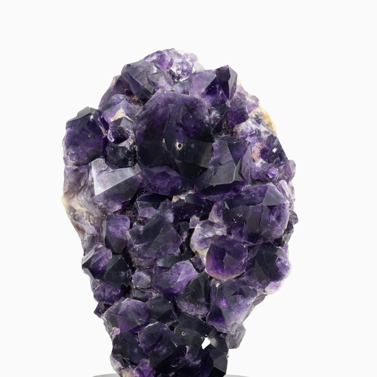Extra African Amethyst Druzy on Dark Wood Base 4.073 kg