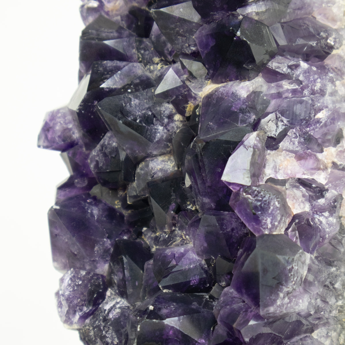 Extra African Amethyst Druzy on Dark Wood Base 5.717 kg