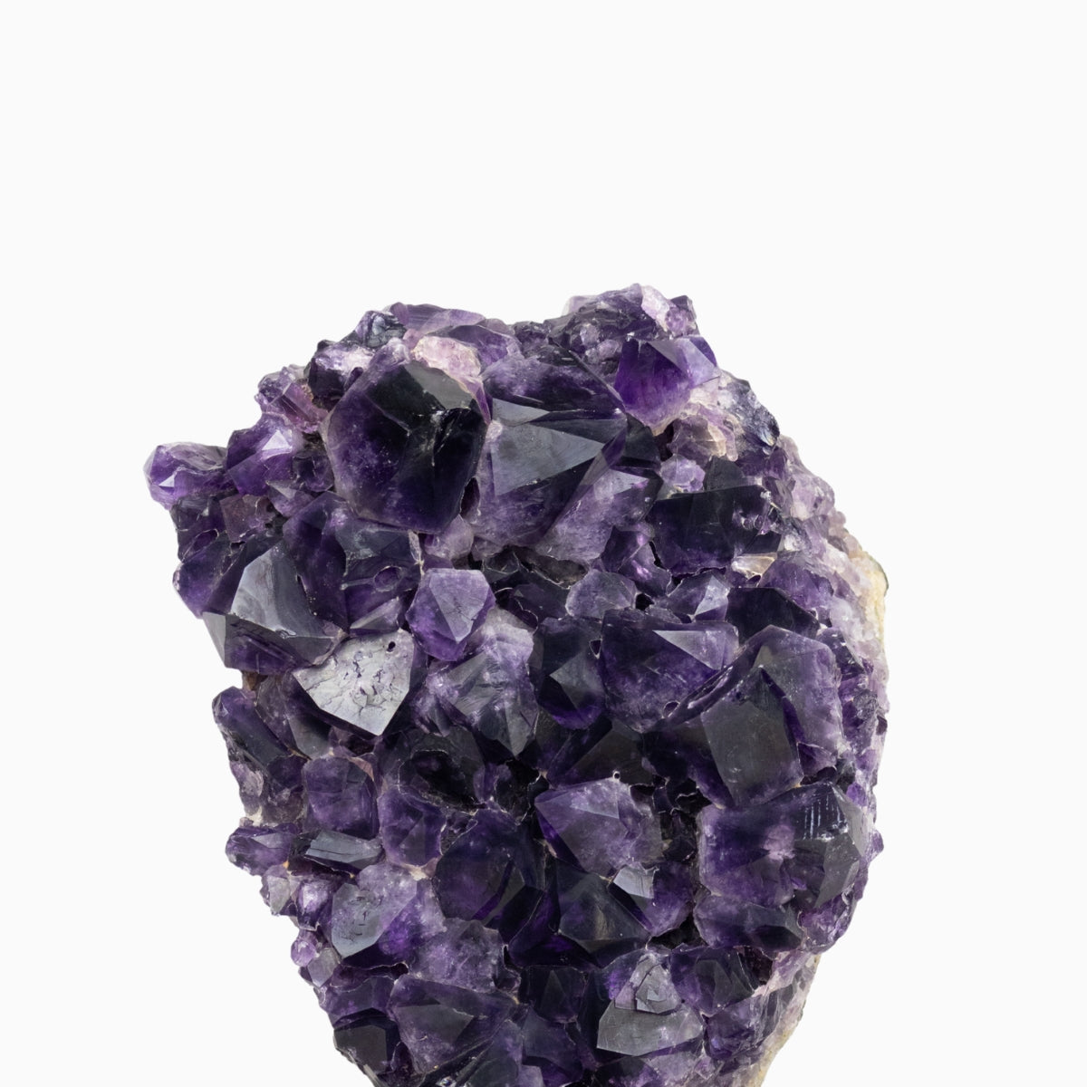 Extra African Amethyst Druzy on Dark Wood Base 5.717 kg