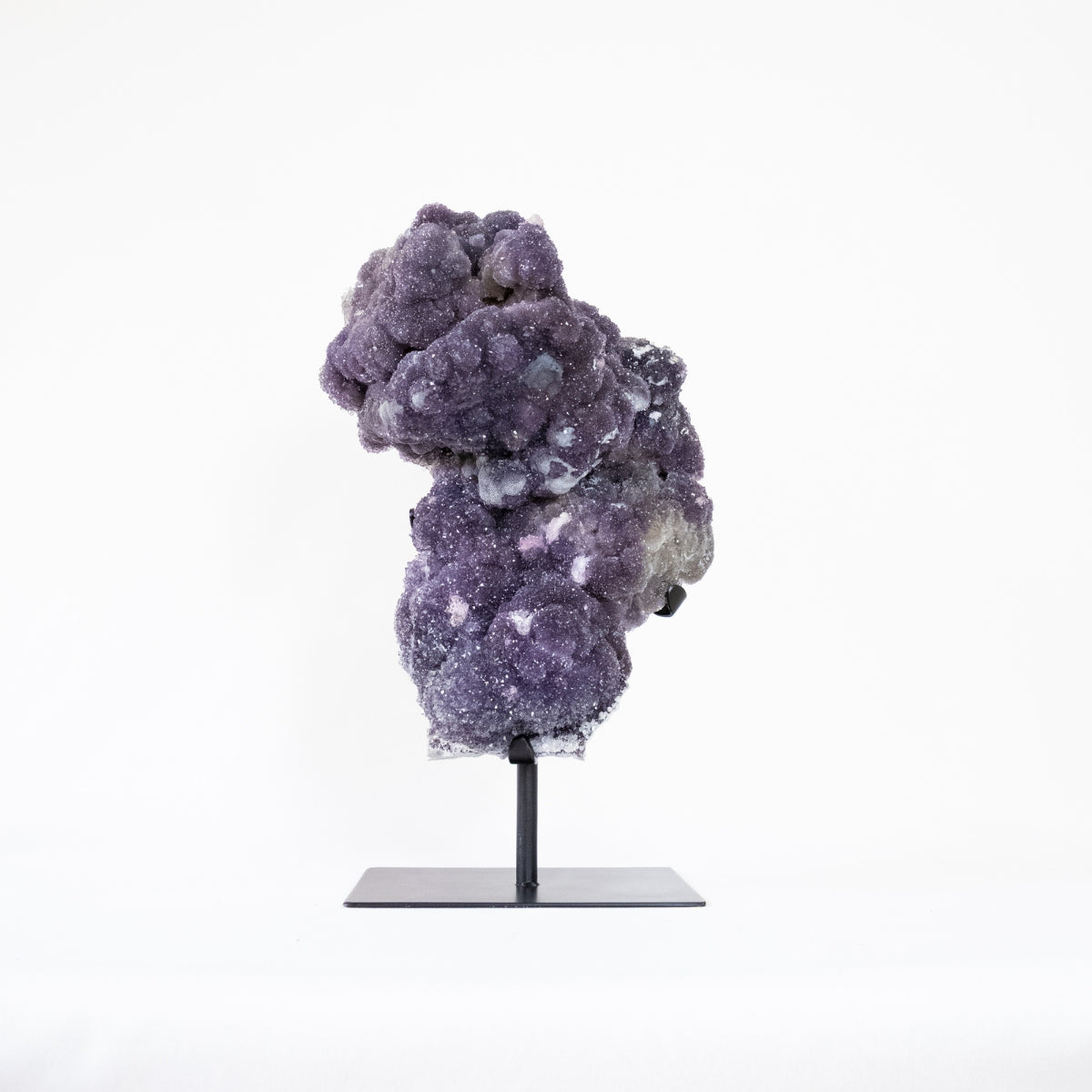 Sparkling Amethyst Druzy (Rare Formation) on Black Metal Base 9.750 kg