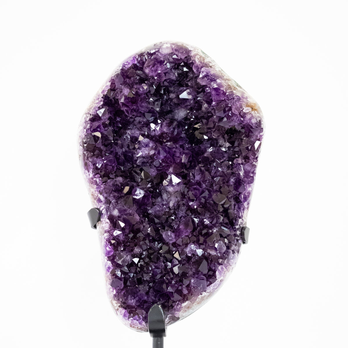 Extra Amethyst Druzy Polished Edge on Black Metal Base 5.950 kg