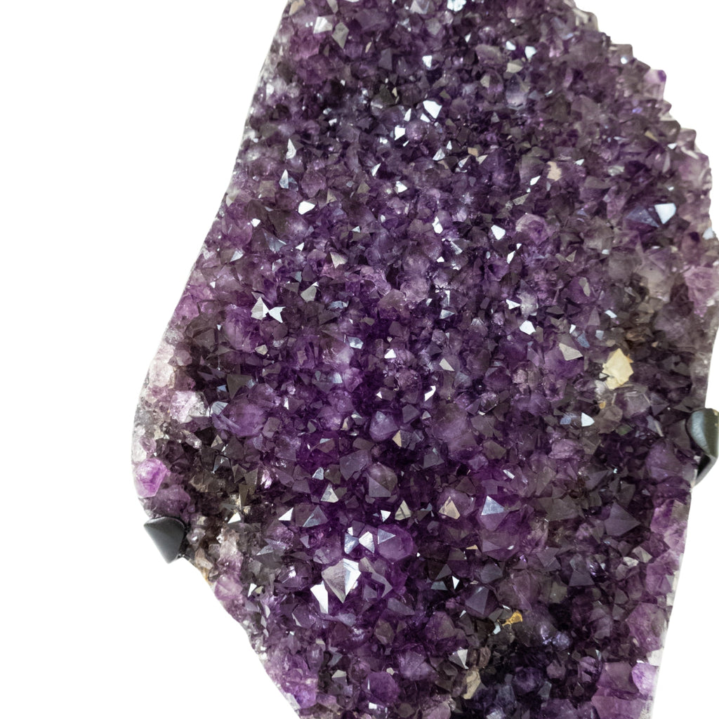 Extra Amethyst Druzy Polished Edge on Black Metal Base 8.00 kg