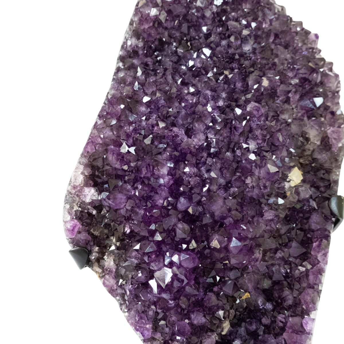 Extra Amethyst Druzy Polished Edge on Black Metal Base 8.00 kg