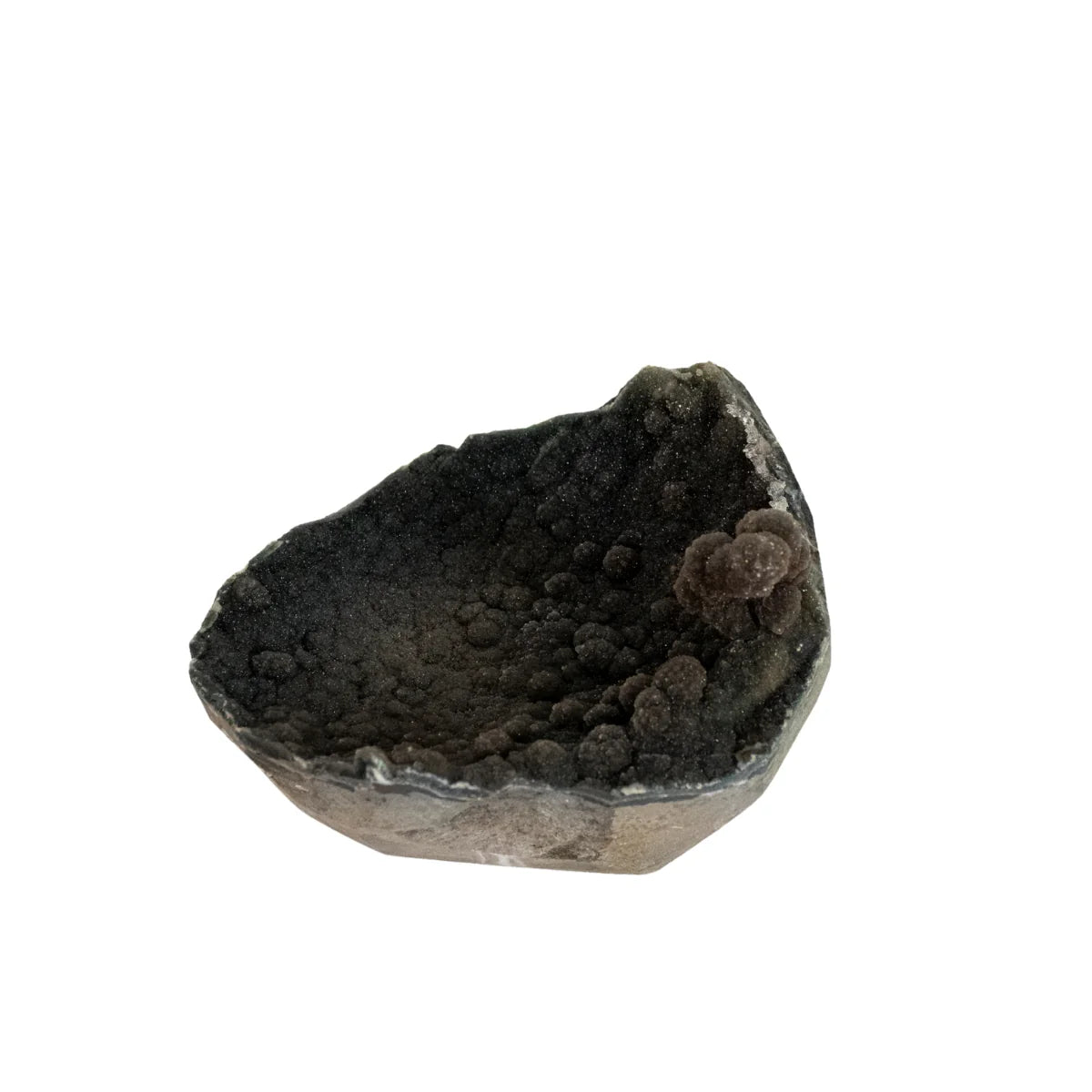 Brown Uruguayan Amethyst Druze with Stalactite 1.620 kg (collection)