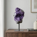 Uruguayan Amethyst Druzy Semi-Polished Edge on Metal Base 7.00 kg