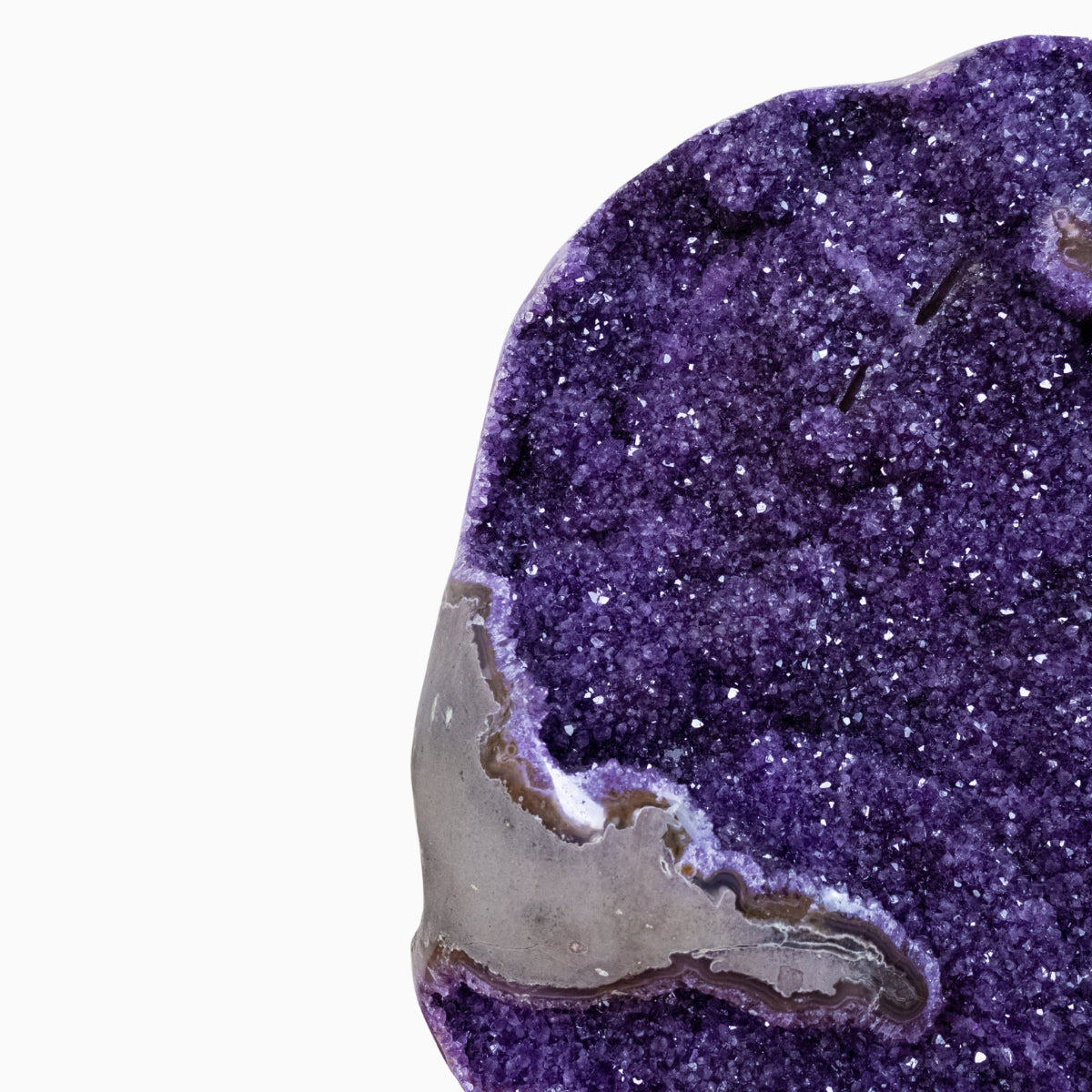 Extra Uruguayan Amethyst Druzy Semi-Polished Edge 40.250 kg