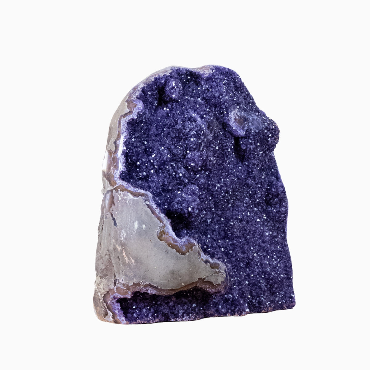 Extra Uruguayan Amethyst Druzy Semi-Polished Edge 40.250 kg