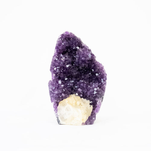 Extra Uruguayan Amethyst Druzy with Crystallized Calcite Inclusion 2.825 kg