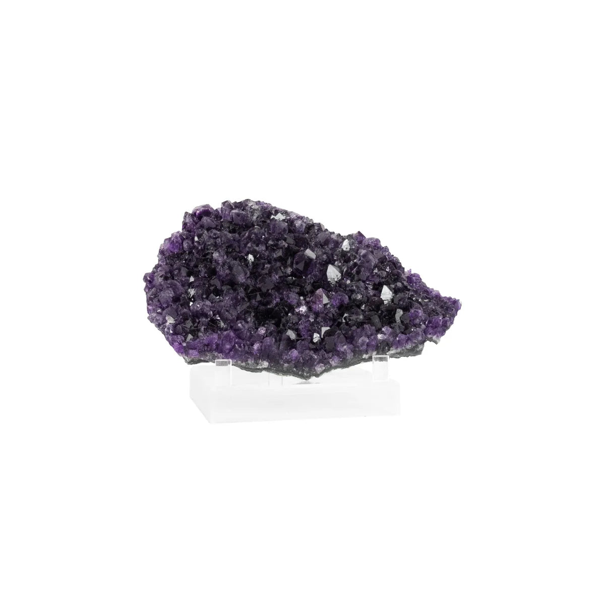 Extra Uruguayan Amethyst Druze on Acrylic Base 1.330 kg