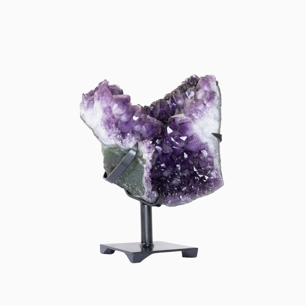Amethyst Druzy on Black Metal Base 21.1 kg