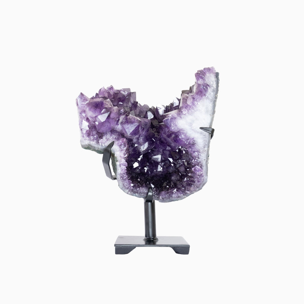 Amethyst Druzy on Black Metal Base 21.1 kg