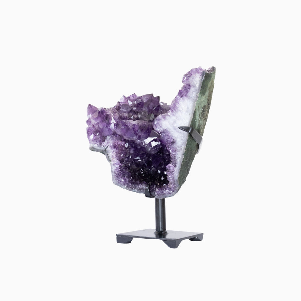 Amethyst Druzy on Black Metal Base 21.1 kg