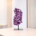 Amethyst Druzy on Black Metal Base 4.640 kg
