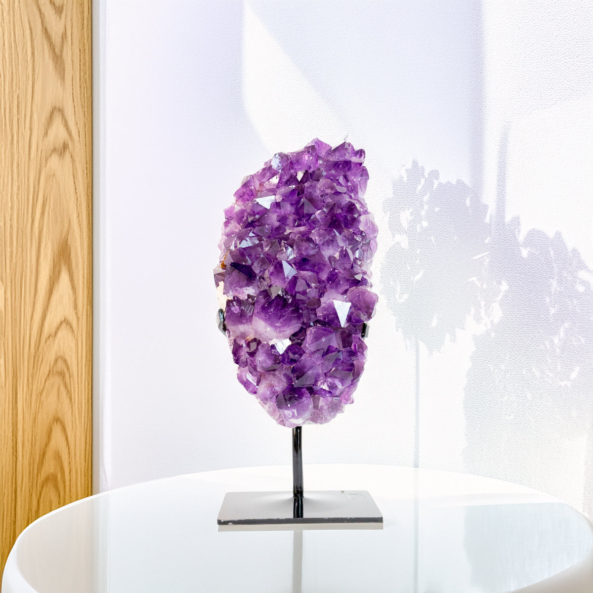 Amethyst Druzy on Black Metal Base 4.640 kg