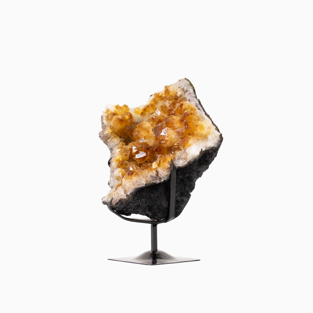 Extra Citrine Druzy on Black Metal Base 2.998 kg