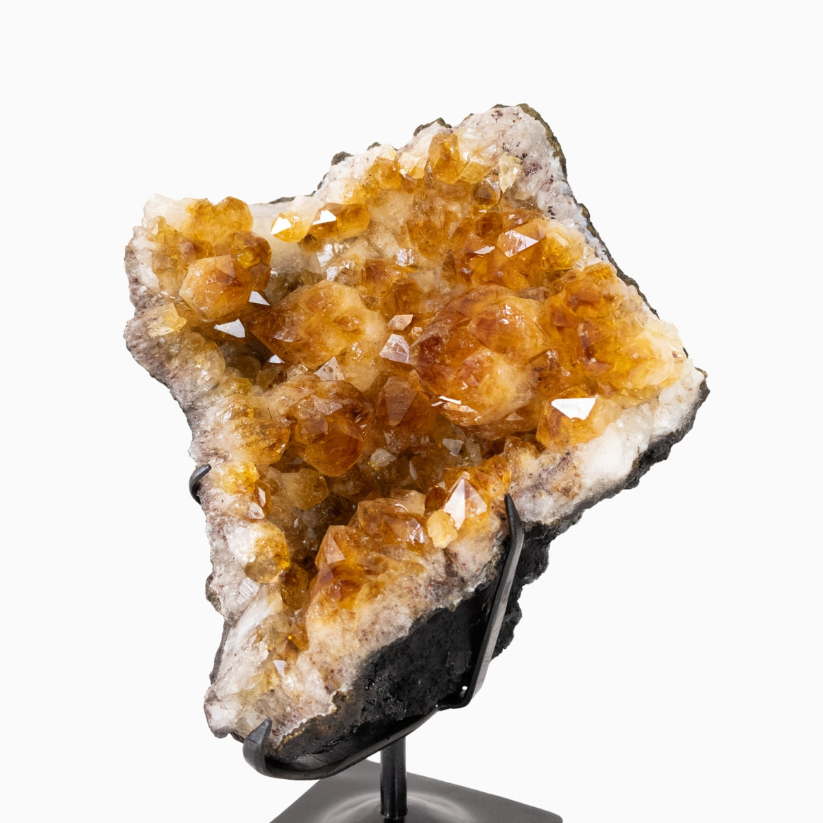 Extra Citrine Druzy on Black Metal Base 2.998 kg