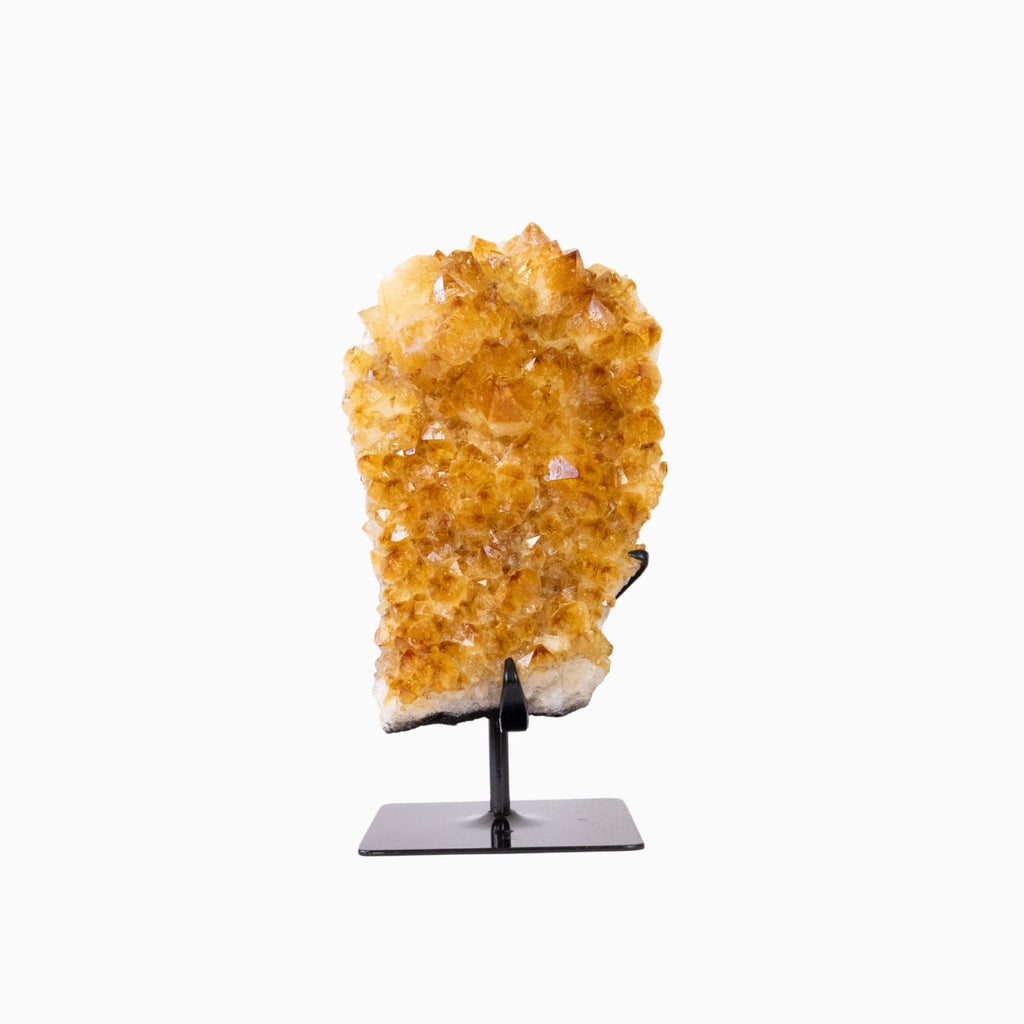 Extra Citrine Druzy on Black Metal Base 4.315 kg