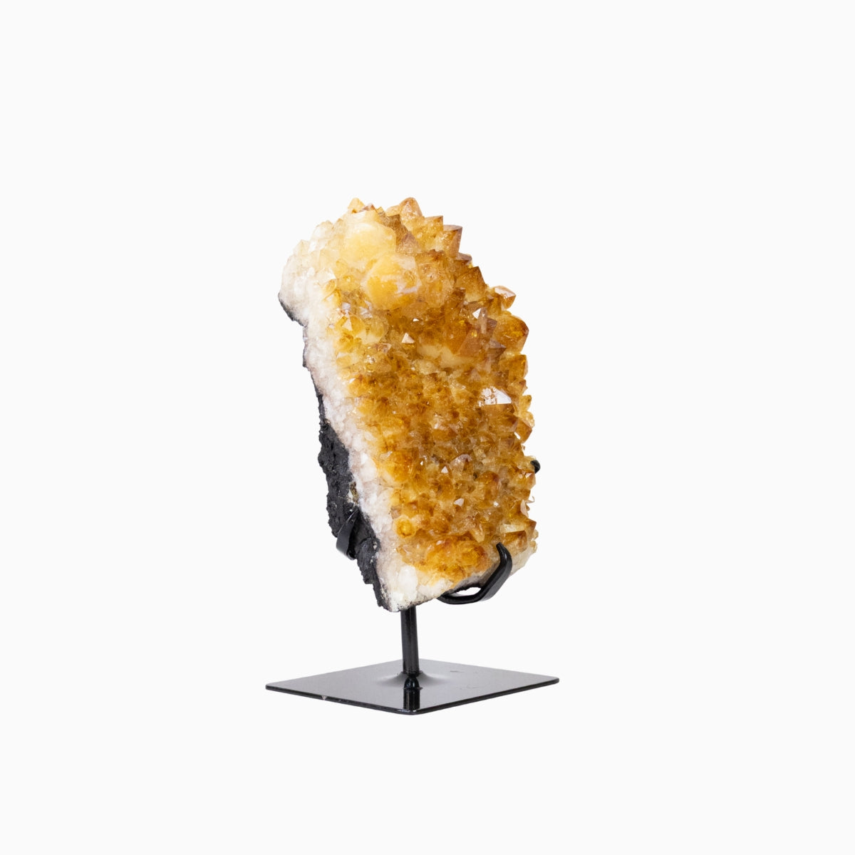 Extra Citrine Druzy on Black Metal Base 4.315 kg