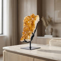 Extra Citrine Druzy on Black Metal Base 4.315 kg