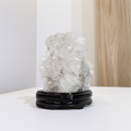 Quartz Crystal Druzy on Wood Base 3.350 kg
