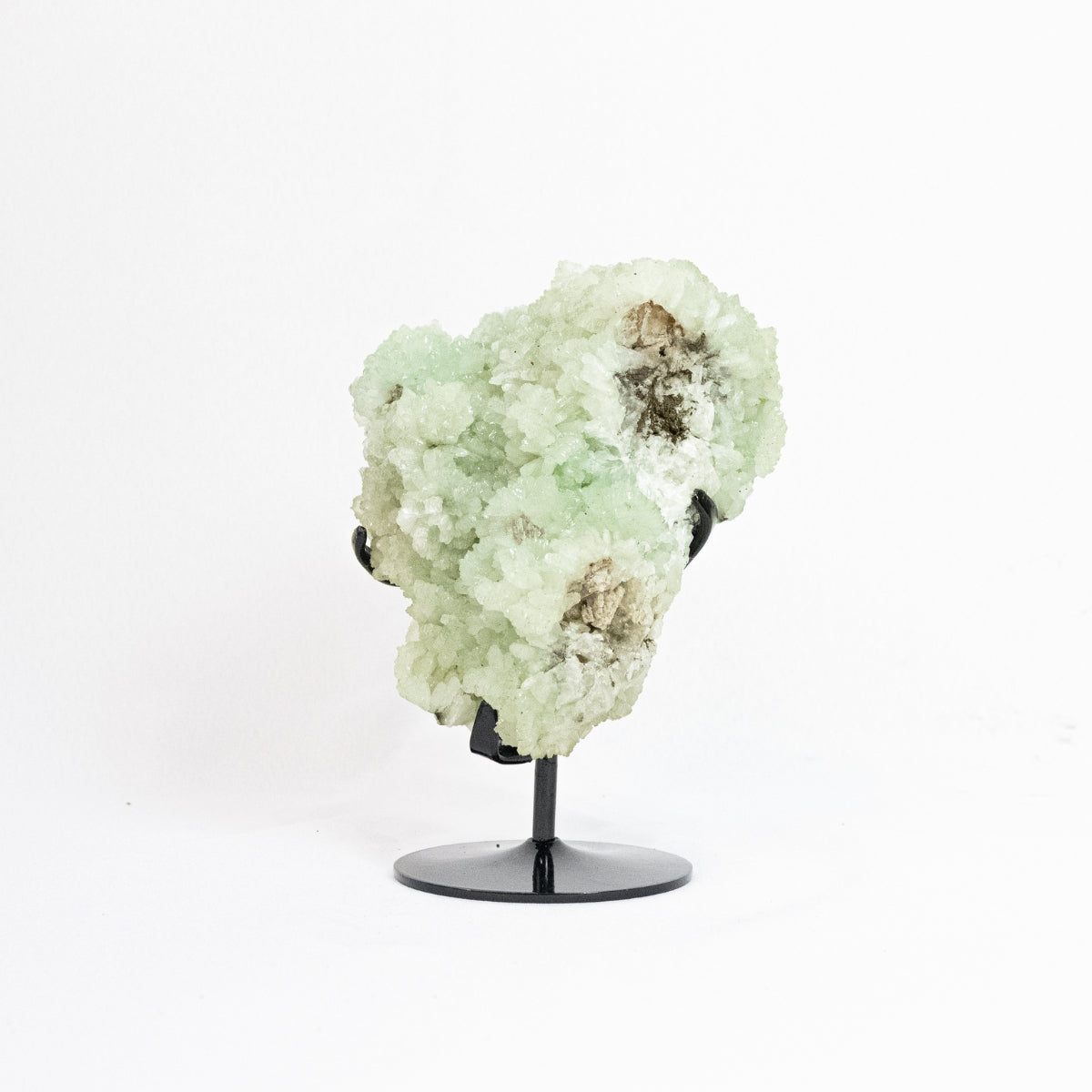 Natural Prehnite Druzy on Metal Base (collection) 1.365 kg