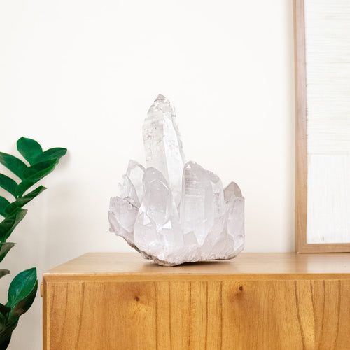 Extra Lemurian Quartz Crystal Druzy 4.456 kg