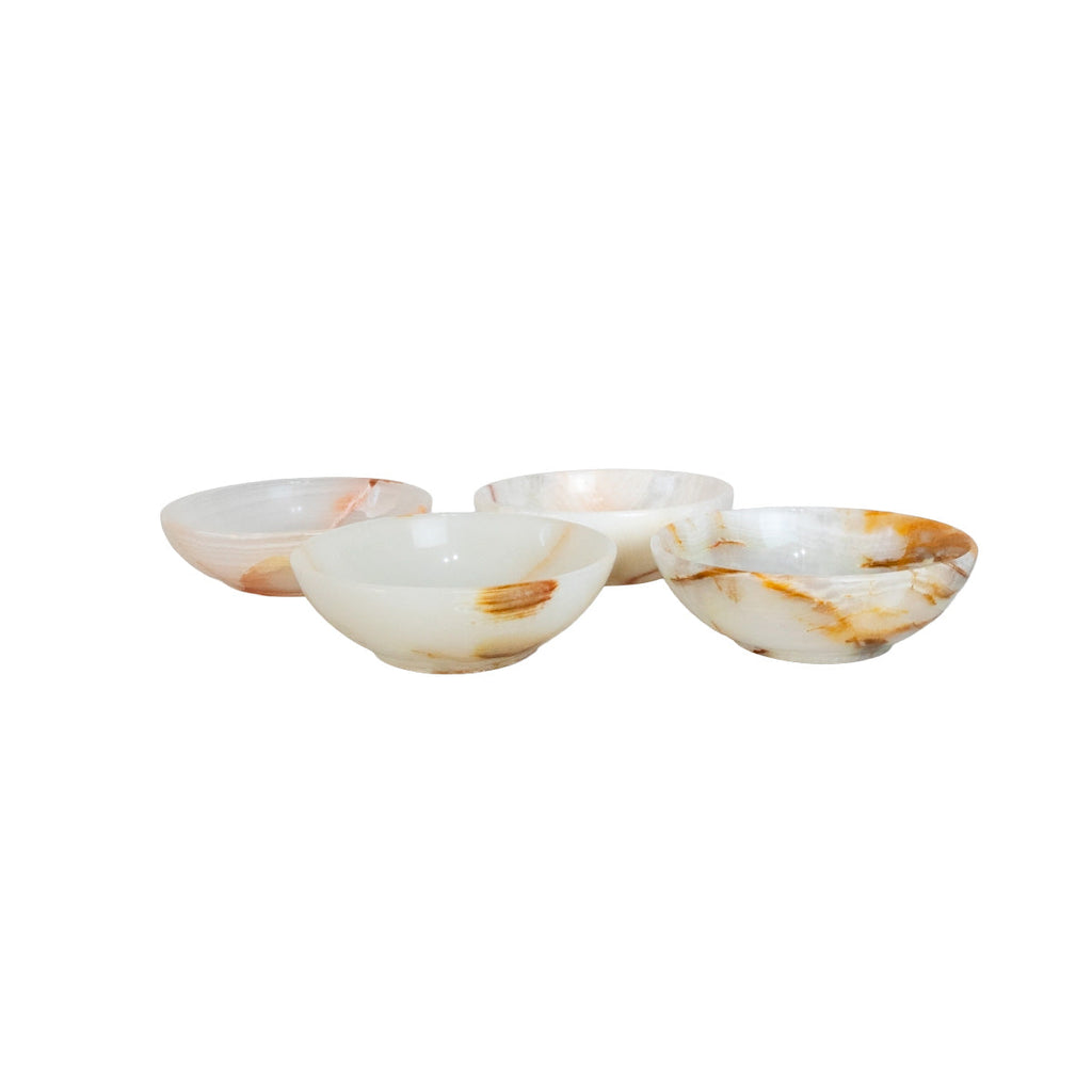 Natural Amber Onyx Stone Bowl 1.845 kg