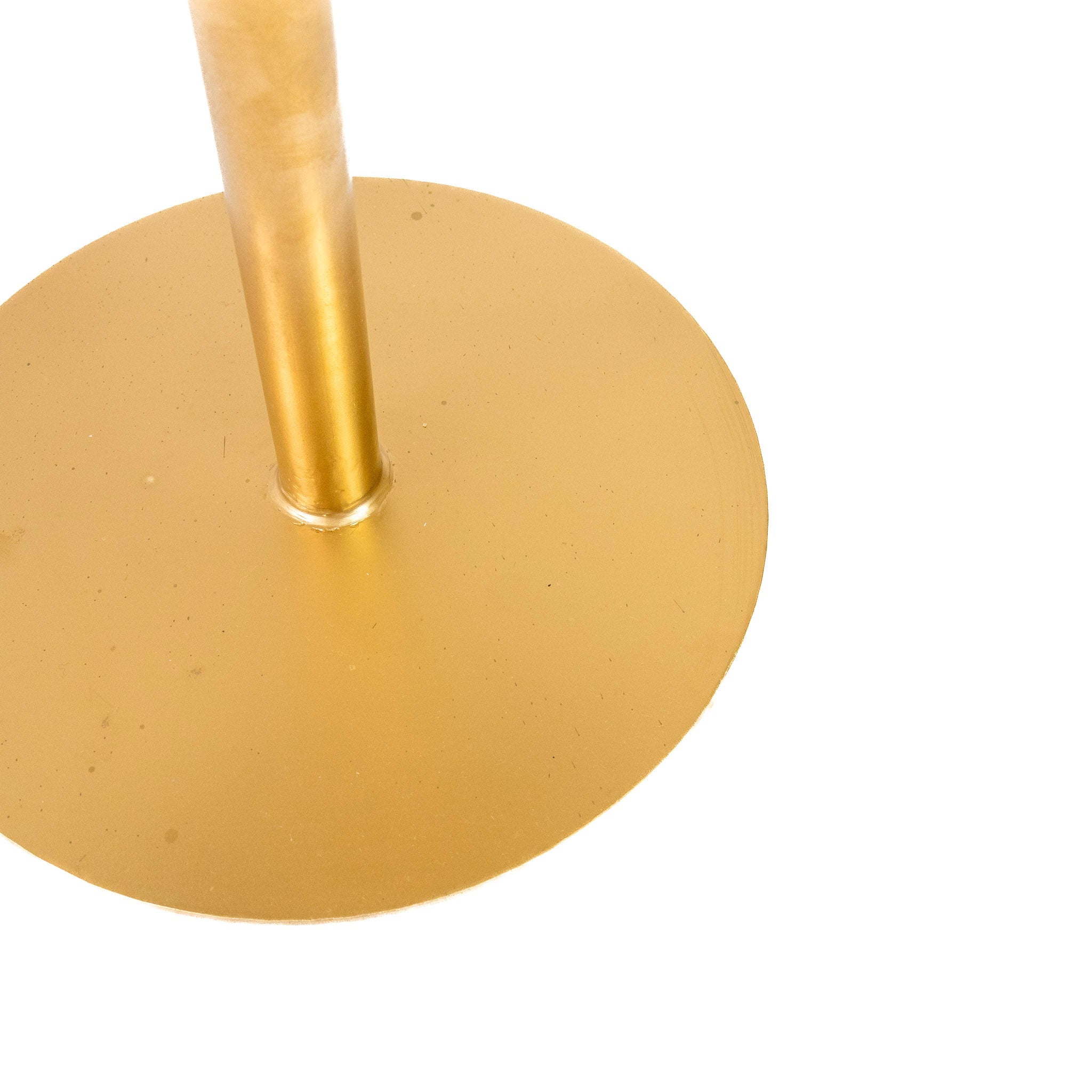 Crystallized Agate Slice Gold Table 24k Gold Plated Edge