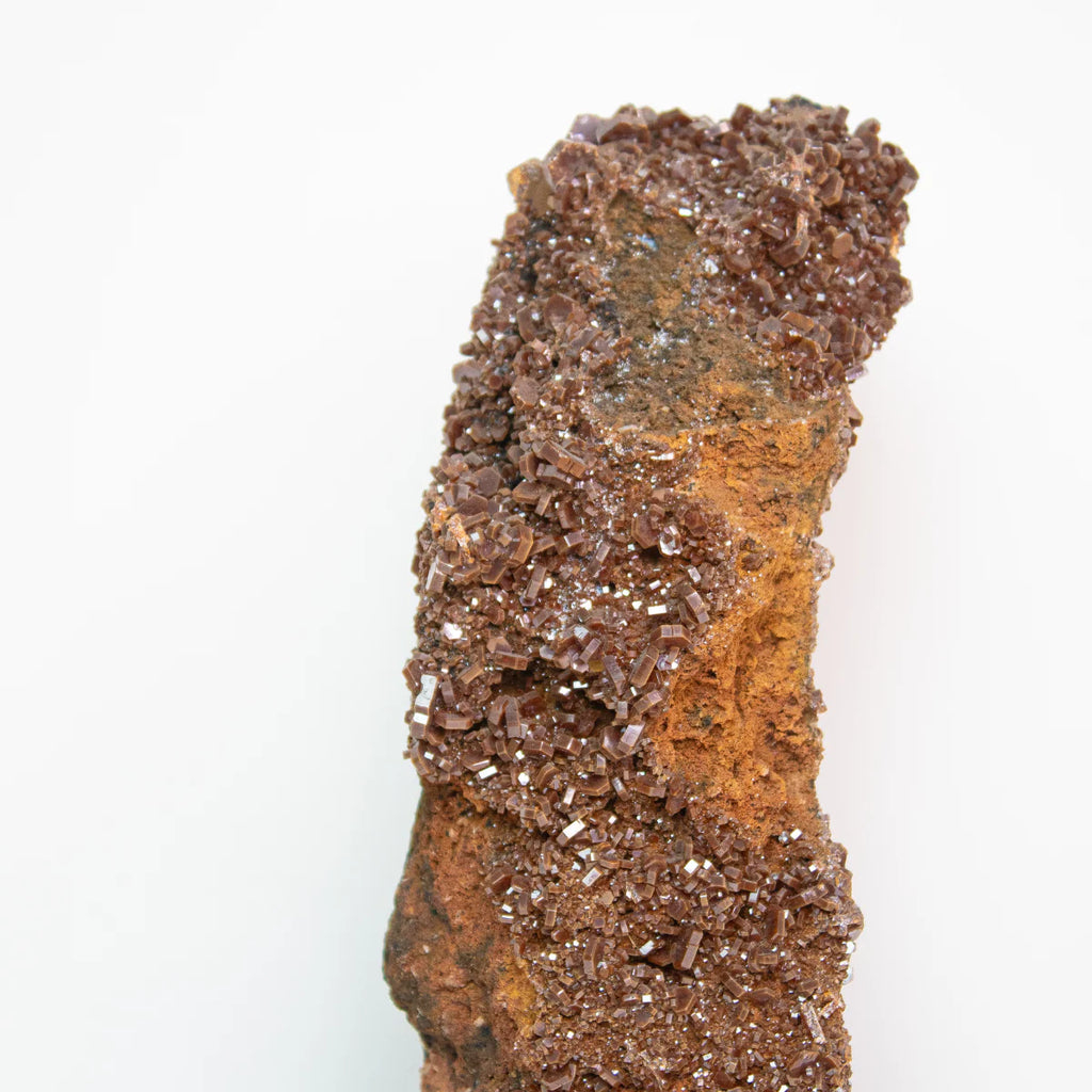 Vanadinite Stone on Wood Base (Collection) 1.747 kg