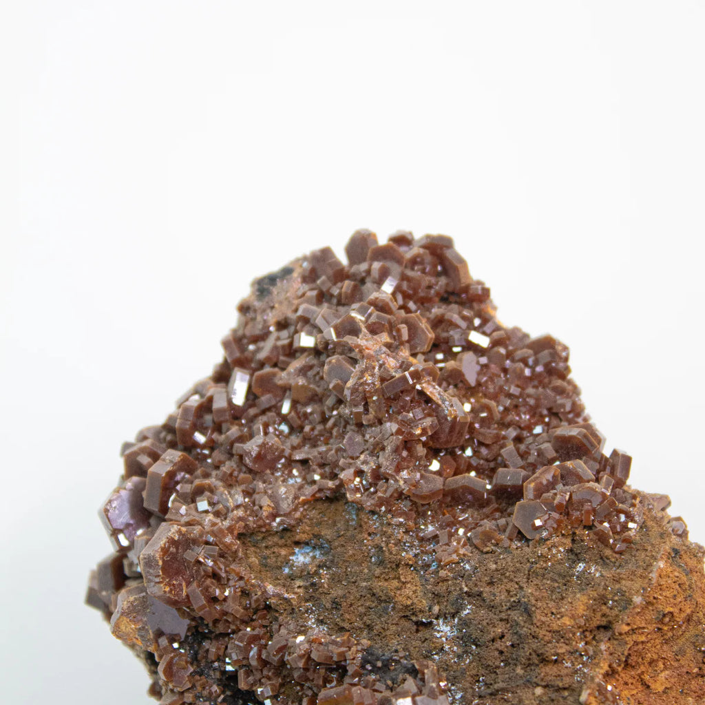 Vanadinite Stone on Wood Base (Collection) 1.747 kg