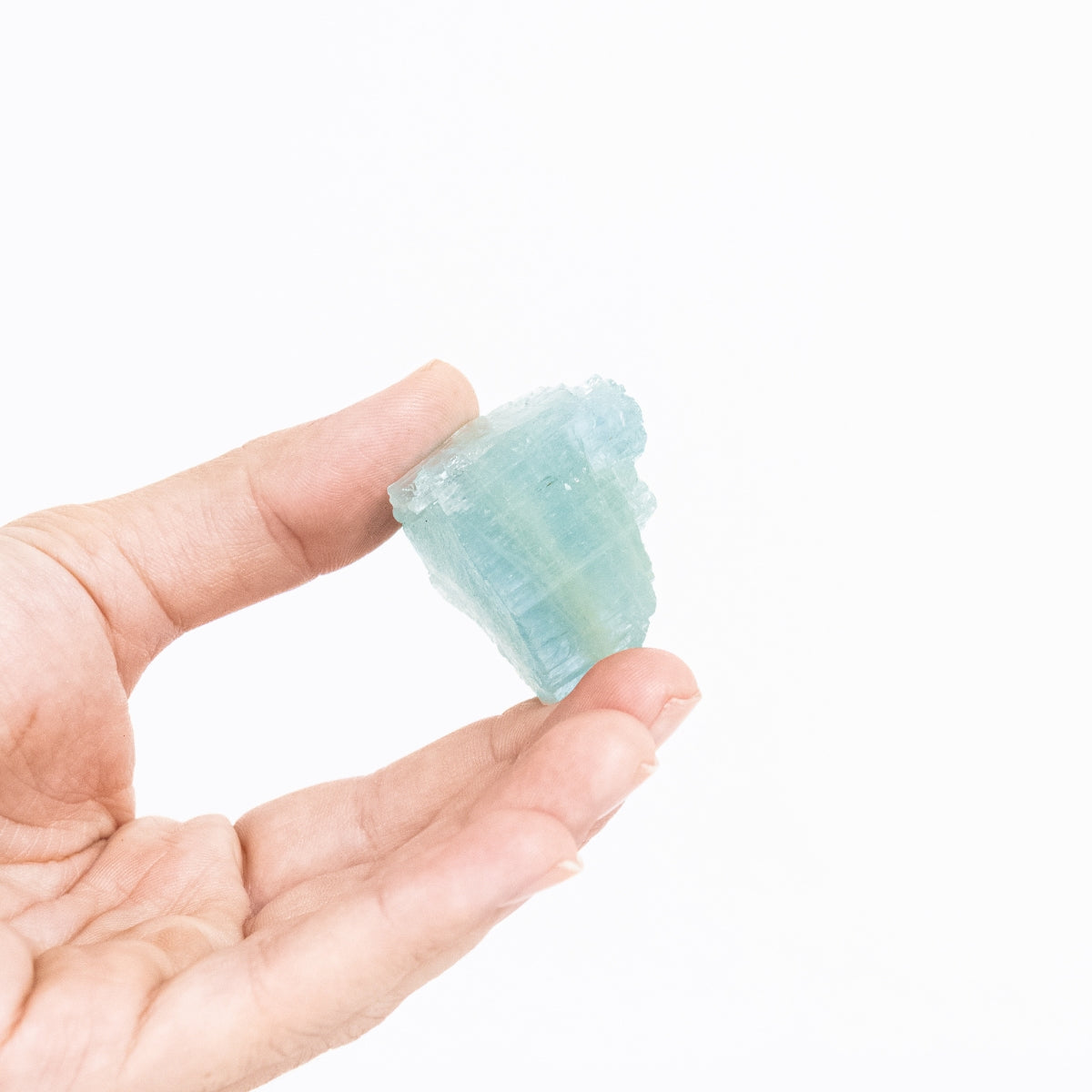 Extra Crystallized Raw Aquamarine Stone 75 grams - rare (collection)