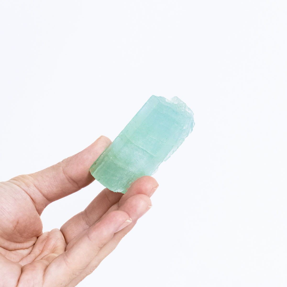 Extra Crystallized Raw Aquamarine Stone 75 grams - rare (collection)